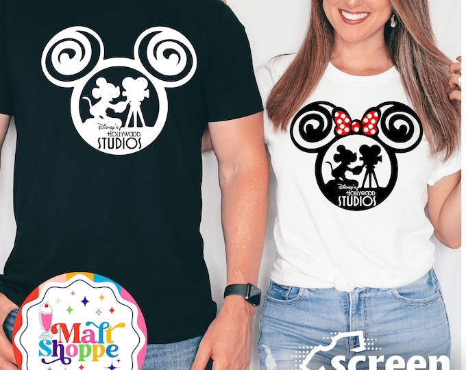 MALT SHOPPE Disney Hollywood Studios Ears Mickey Minnie Shirt Tank Hoodie