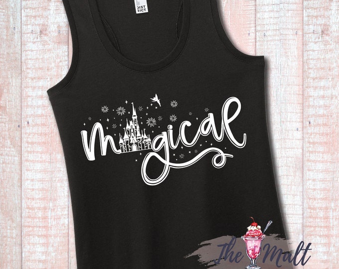 MALT SHOPPE Magical Castle Tinkerbell Disneyland Disney World Tank