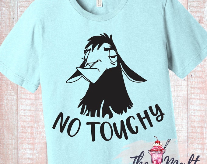 MALT SHOPPE Unisex No Touchy Inspired by Emperor's New Groove Kuzco Disney World Shirt