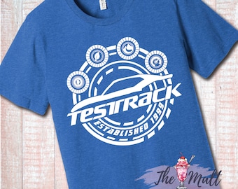 MALT SHOPPE Test Track World of Motion Epcot Disney Unisex Shirt