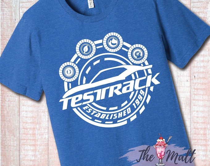 MALT SHOPPE Test Track World of Motion Epcot Disney Unisex Shirt