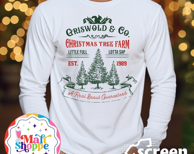 MALT SHOPPE Christmas Vacation Clark Griswold Tree Company