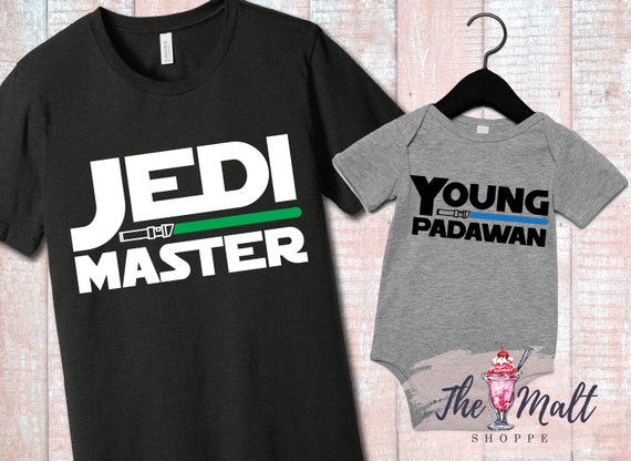 Two Shirt Combo Jedi Master Dad and 