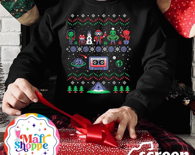 Christmas Malt Shoppe Cosmic Rewind Christmas Sweater