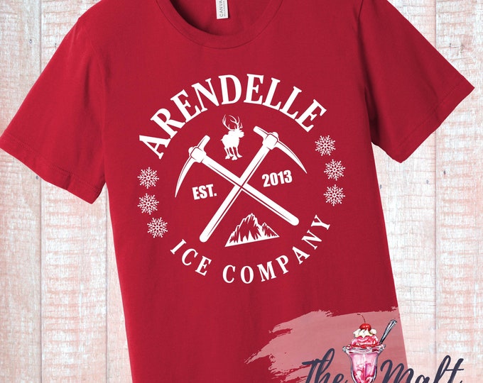 MALT SHOPPE Inspired by Frozen Arendelle Ice Company Shirt