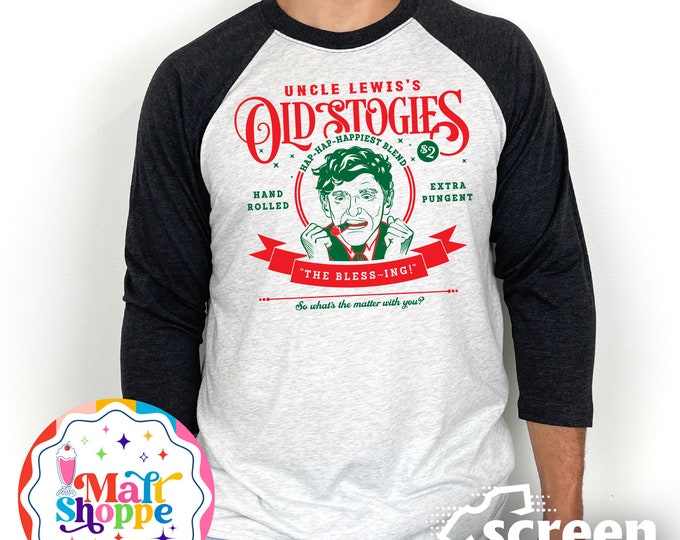MALT SHOPPE Christmas Vacation Clark Griswold Uncle Lewis Stogies Shirt Hoodie
