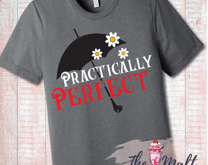 MALT SHOPPE Disney Mary Poppins Practically Perfect Tee