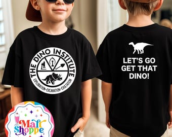 MALT SHOPPE Dinosaur Dino Institute Dinoland Shirt
