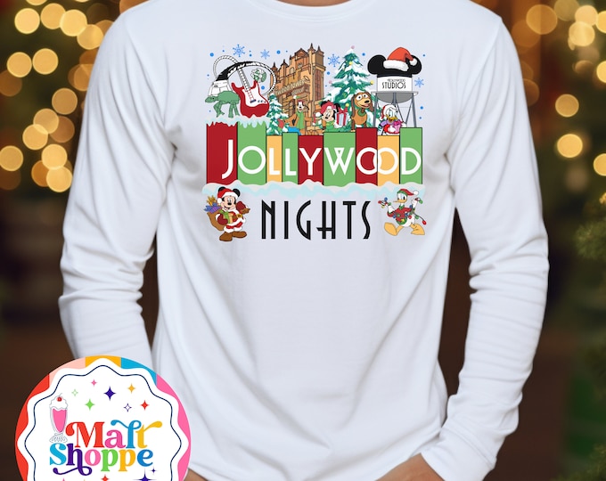 MALT SHOPPE Jollywood Nights Hollywood Studios Shirt