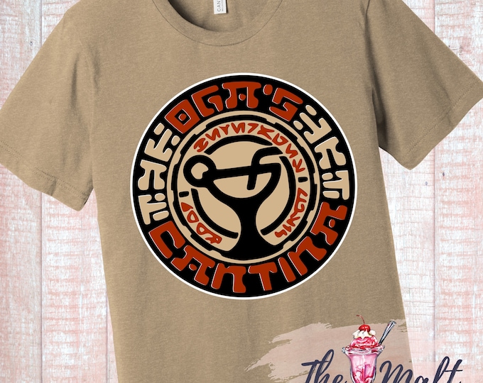 MALT SHOPPE Inspired By Oga's Cantina Galaxy's Edge Tee
