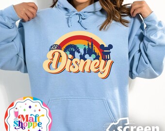 MALT SHOPPE Disney Four Parks Magic Kingdom Epcot Hollywood Studios Animal Kingdom Shirt T-Shirt Tank Top