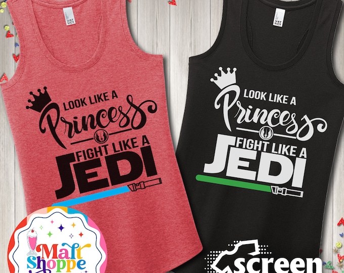 MALT SHOPPE Look Like a Princess Fight Like a Jedi Custom Lightsaber Color Star Wars Galaxy's Edge