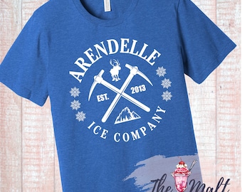 Disney’s Frozen Arendelle Ice Company Royal Blue Tee