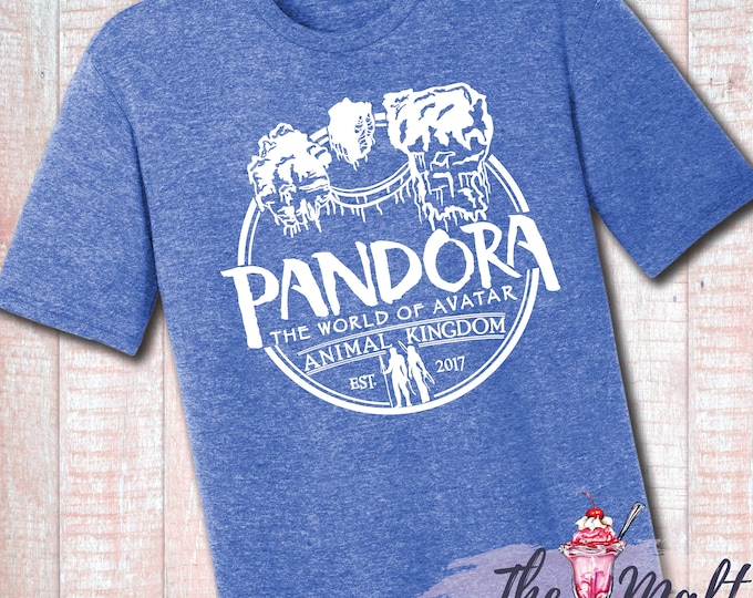 MALT SHOPPE Pandora The World of Avatar Na'vi Flight of Passage Animal Kingdom Disney World  Tee