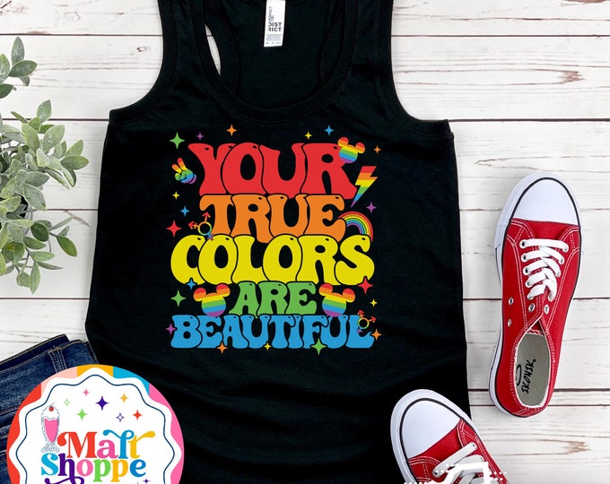 MALT SHOPPE True Colors Are Beautiful Pride Mickey Ears LGBTQIA+ Gay Days Disney