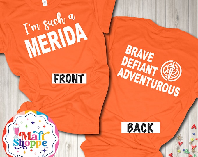 MALT SHOPPE Princess I'm Such a Merida Brave Touch the Sky Shirt