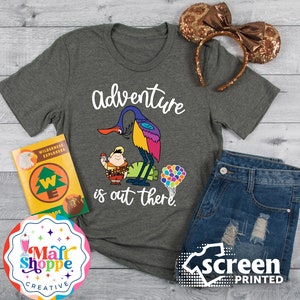 Adventure Is Out There Shirt: Carl, Ellie, Russell, Kevin