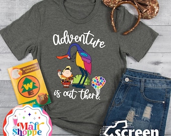 Adventure Is Out There Shirt: Carl, Ellie, Russell, Kevin