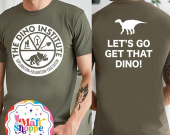 MALT SHOPPE Dinosaur Dino Institute Dinoland Shirt