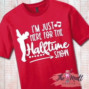 MALT SHOPPE I&#39;m Just Here for the Halftime Show Marching Band Shirt