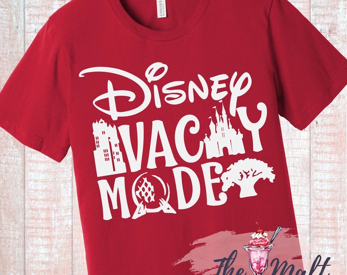 Disney Vacay Mode Disneyworld Four Parks Shirt T-Shirt