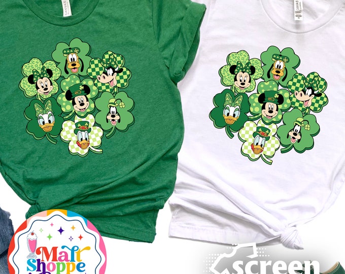 MALT SHOPPE St Patrick's Day Luckiest Day Ever Saint Patrick inspired by Disney Unisex Youth Adult Shirt