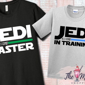 Jedi Master & Trainee Shirt Set - Galaxy&#39;s Edge Family Tees