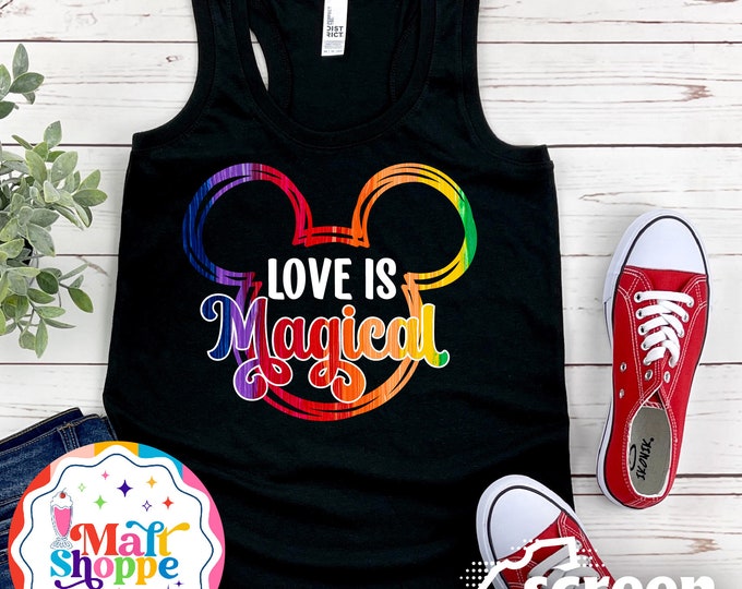 MALT SHOPPE Love is Magical Mickey Ears LGBTQIA+ Gay Days Disney