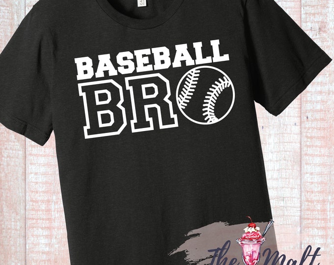 Baseball Brother Bro Design Shirt T-Shirt