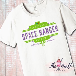 MALT SHOPPE Lightyear Buzz Lightyear Space Ranger Spin Disney Unisex Shirt