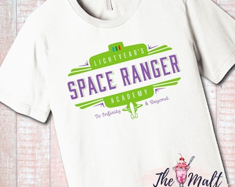 MALT SHOPPE Lightyear Buzz Lightyear Space Ranger Spin Disney Unisex Shirt