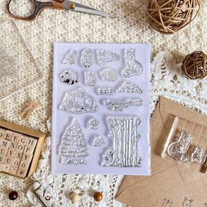 Forest Critters duidelijke stempelset