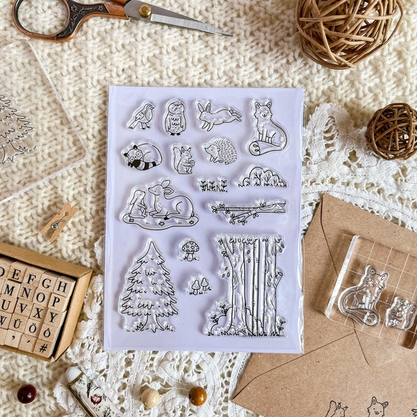 Forest Critters Clear Stamp Set