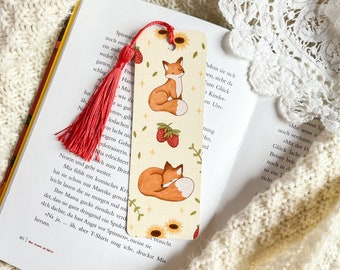 Strawberry Fox Bookmark