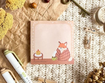 Sticky Note - Cozy Fox