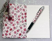 Little Notebook // Pink Floral // A6 // Lined