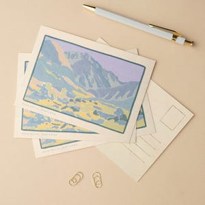 Carte postale Glen Nevis, paysage de montagne écossais, A6