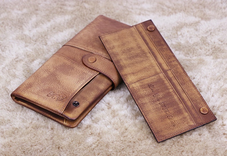Fathers Day Gift The Perfect Gift for Dad Multifunctional Wallet or Groomsmen Gift Boyfriend Gift Personalized Men/'s Leather Wallet