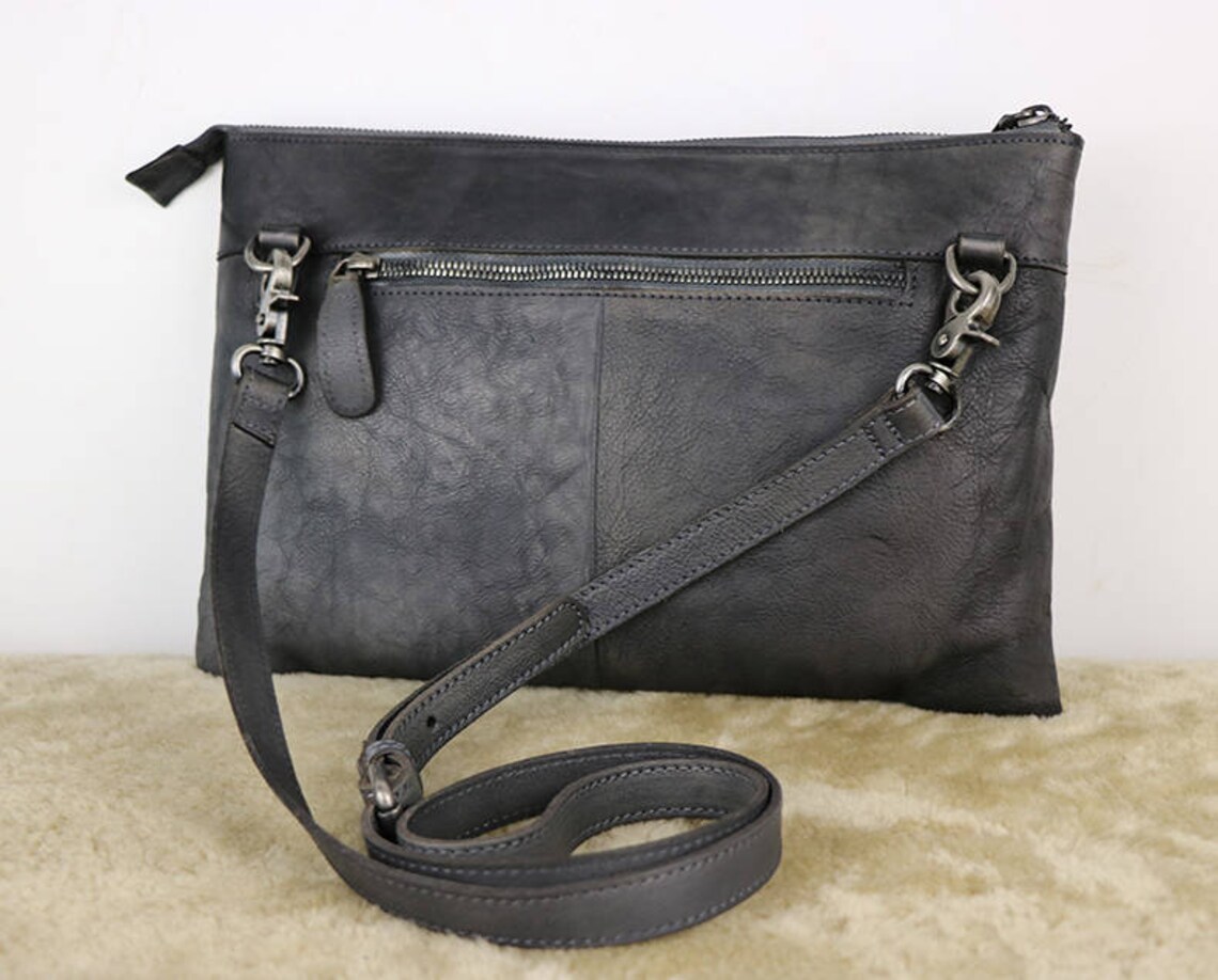 Mens Clutch Bag Leather Clutch Wristlet Bag Clutch Wallet Etsy