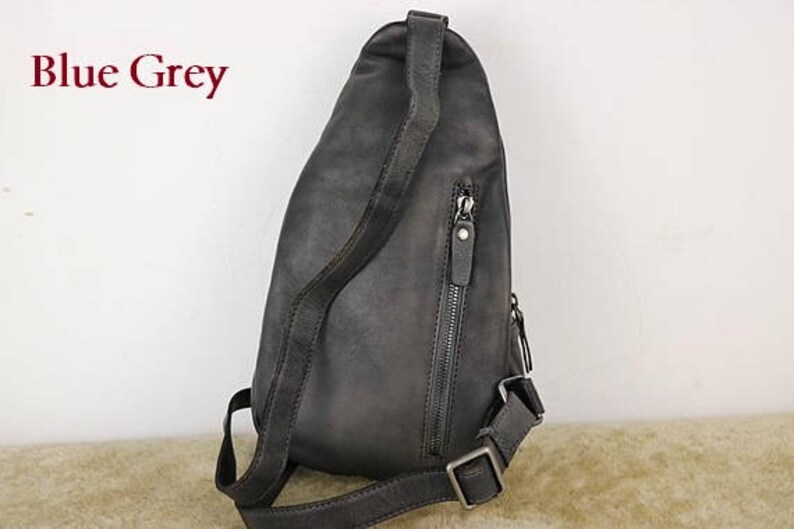 Leather Backpack Sling Bag Leather Sling Bag Womens Etsy