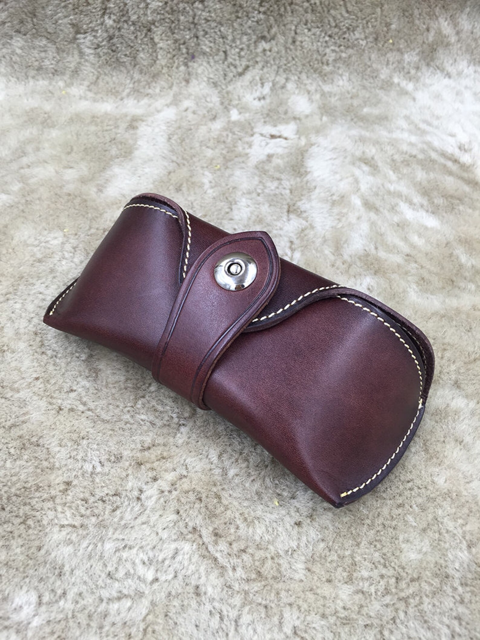 Personalized Monogrammed Leather Glasses Case monogrammed Etsy