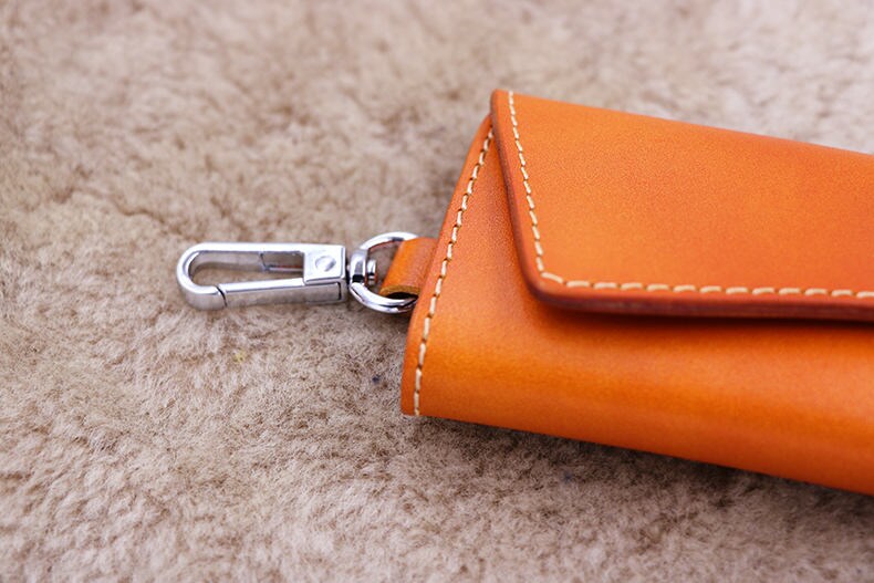 New Leather Key Pouch handmade Keychainpersonalized Etsy Hong Kong
