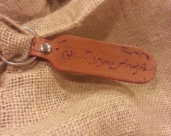 Leather Key Holder - You pick your verse!