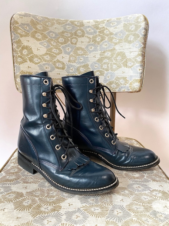 Navy blue Equestrian boots