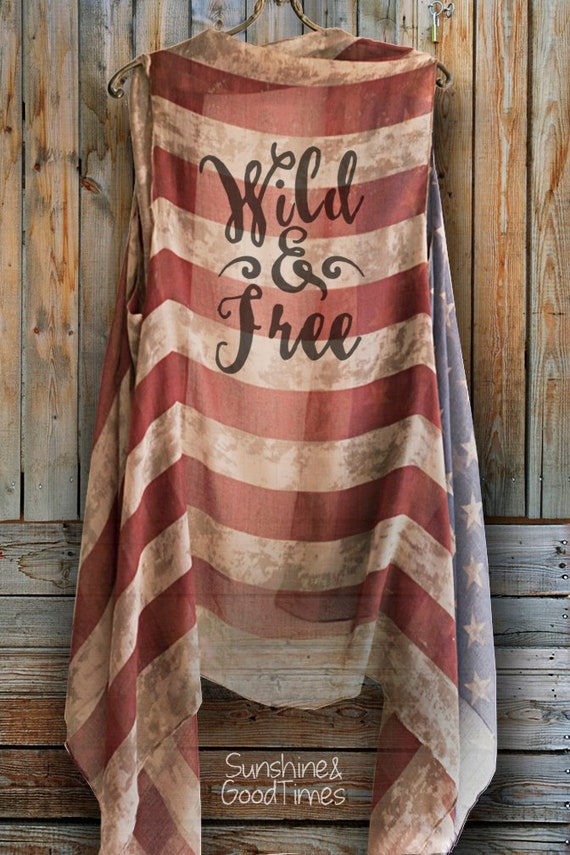 Festival Clothing. American Flag Clothing. Wild and Free. - Etsy