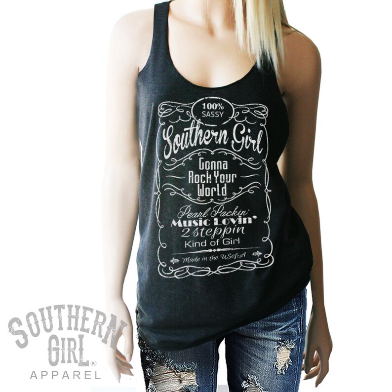Southern Shirts. Country Tank Top. Sassy Shirt. Southern Girl. Southern