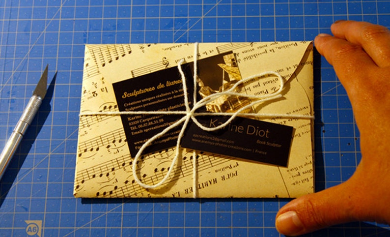 Paper Sculpture Fineart Postcards Thumbelina COMPLETE SET 5 CARDS
