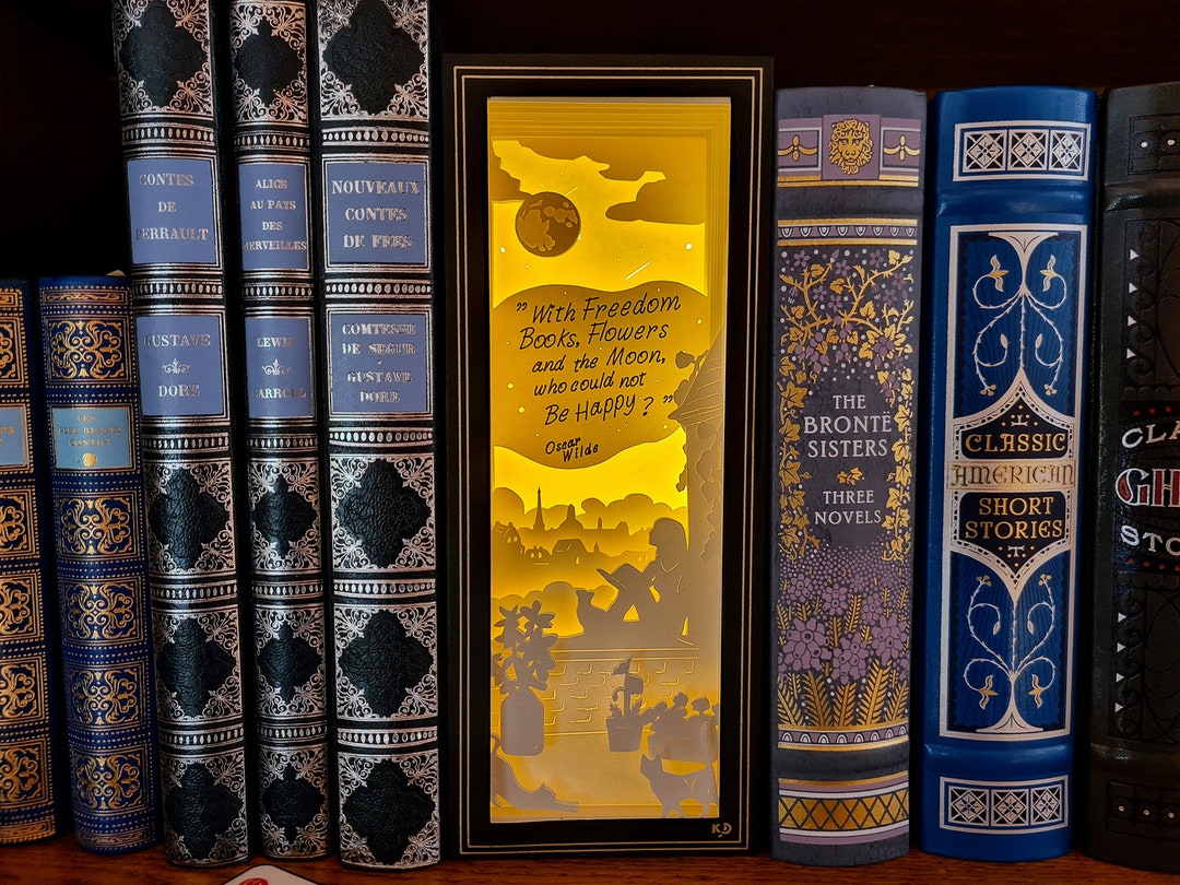 Rêverie Shadow Box Book Nook Beautiful LED Paper Light Box Etsy