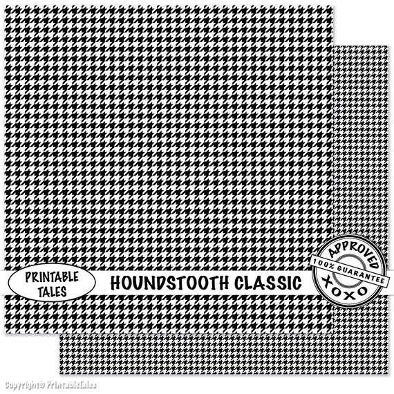 Brown and Black Houndstooth Pattern Graphic by CutePik · Creative