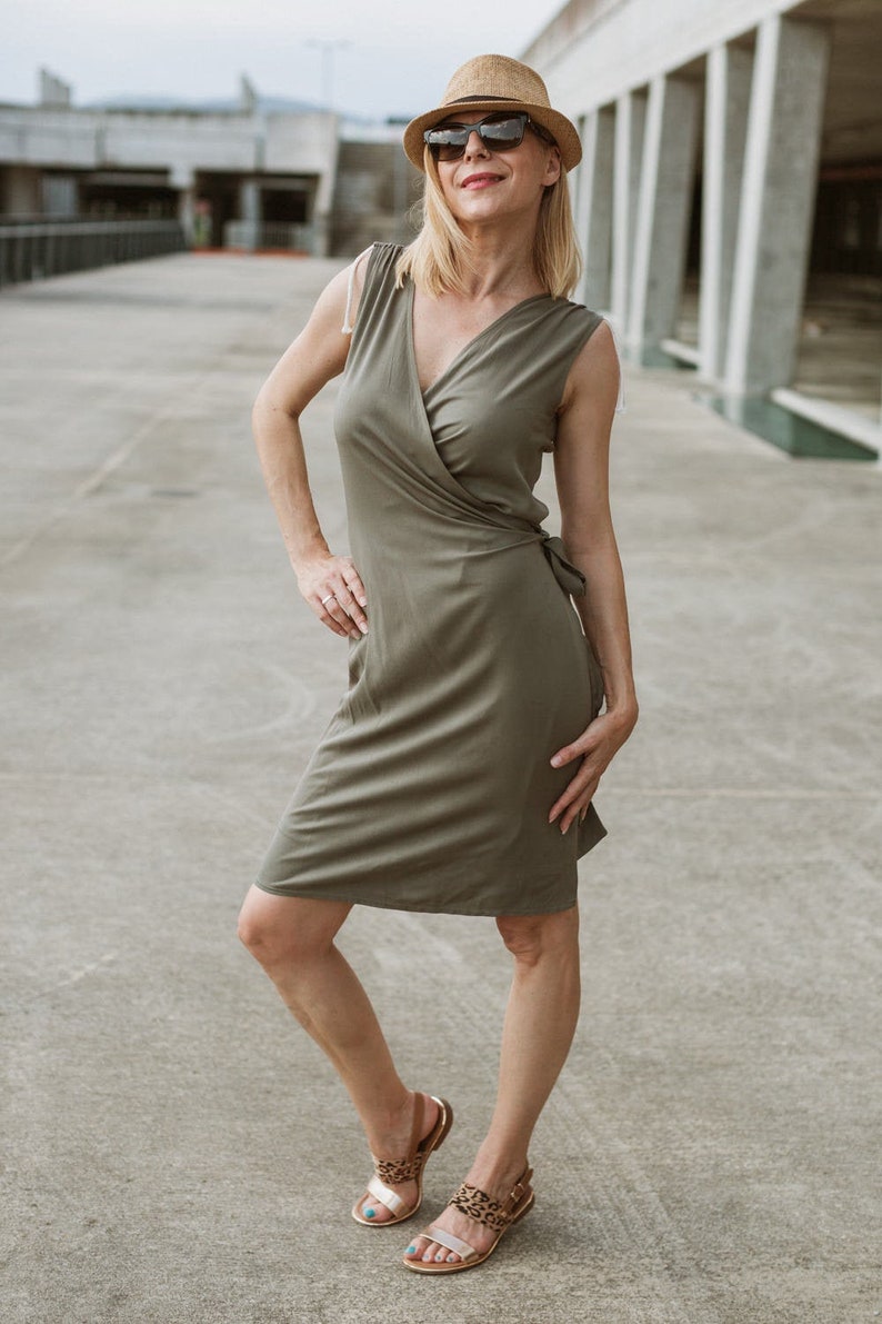 one size wrap dress